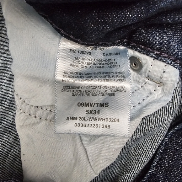 Wrangler Women 5x34 Jeans Straight Leg Blue Denim Western - Picture 7 of 7